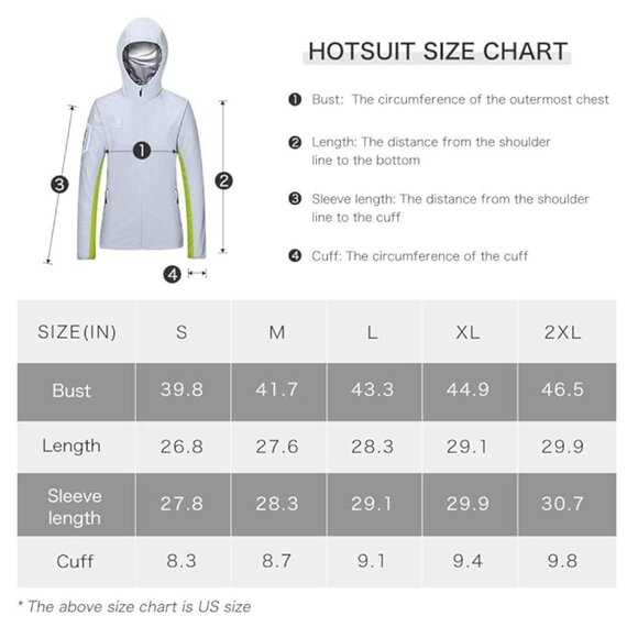 NWT HOTSUIT Sauna Jacket Long-Sleeve, CN size Men's M - Picture 4 of 15